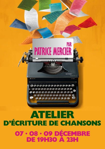Vignette Atelier d'écriture de chansons 2026